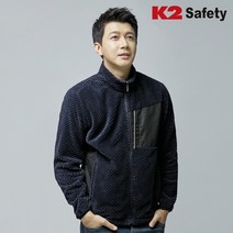 K2 세이프티 겨울 작업복 근무복 상의 폴라폴리스 자켓 캐주얼 간절기 집업 F147R