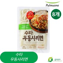 풀무원 수타우동사리면 210g, 8개