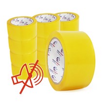 홀스파워 무소음 OPP 중포장 투명 박스테이프 48mm x 40m, 12개입, 투명무소음