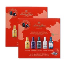 안톤버그 코냑 컬렉션 초콜릿 리큐어 선물세트 10pc 선물용 고급 답례품 수입 간식 5.47g(155oz)x2
