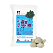 산림용 고형비료 20kg 나무 유실수 조경 조개탄 비료
