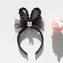 장미공주 여아 유아동 키즈 어린이 아기 하늘 선녀 명절 배씨 한복 머리띠