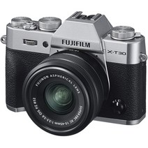 일본직발송 3. 후지 필름 FUJIFILM 미러리스 외눈 카메라 X -T30XC 렌즈 키트 실버 X -T30LK -1545 -S B07, XC _실버, 상세 설명 참조0, 상세 설명 참조0