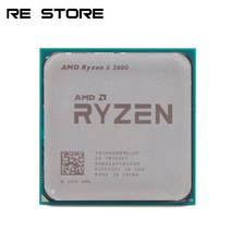 [해외]Amd ryzen 5 2600 r5 2600 3.4 ghz 6 코어 12 코어 65 w cpu, One Size, One Color