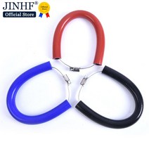 1 pc 오토바이 배기 파이프 드롭 보호 링 머플러 보호 고무, 빨간색, 1개