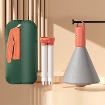휴대용 의류건조기 에어 히터 선풍기 주름펴기 다기능 건조기, Orange, EU