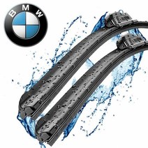 와이퍼 세트 BMW 5시리즈 520D 520I 525D 실리콘 무관절 와이퍼, E34 1988부터1995:600+600젠더A