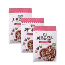 풀무원 하트 뮤즐리 시리얼 통곡물 320g 3개