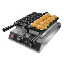 커피콩빵 기계 전기 그릴팬 빵만들기 야외간식 디저트, 10홀 가스 (전자 점화)