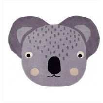 오이오이 OYOY 코알라 러그 80% 울 20% 한 가지 색상, 한 가지 색상/One Size