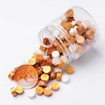 실링왁스 세트 인장 스탬프 160 인감 비즈 레트로 마카롱 믹스 다채로운 팔각형 양초 DIY 봉투 소인 결혼식 초대 선물 카드, 7.No.15