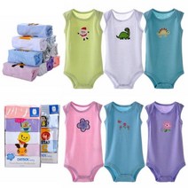 민소매 바디수트 5종세트 0-24개월 롬퍼 외출복 유아 조이멀티 슈트 옷 우주복 아기 룸퍼
