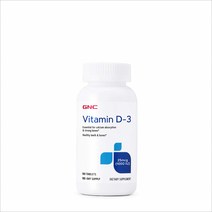 (미국직배) GNC 비타민D 1000 Vitamin D3 IU (180 TABLETS)6개월분, 1개, 180정