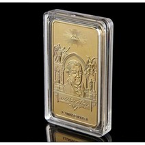 윙윙쇼핑 24K 골드바 금 바 코팅 Gold Plated 1온스 BAR 수집 트랜드 귀중품 취미 소장 기념 황금바 인테리어 장식 소품 선물, 1776 프리메이슨