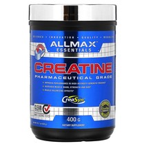 ALLMAX 크레아틴 파우더 100% 순수 미분화 크레아틴 일수화물 약전 등급 크레아틴 14.11 oz (400 g), 35.27 온스