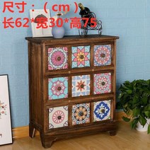 빈티지 엔틱서랍장 원목 복고풍 고가구 인테리어 수납장, 완성품, M 빈티지 컬러 3