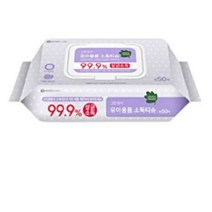 그린핑거 유아용품 소독티슈 캡형 50매, 48개