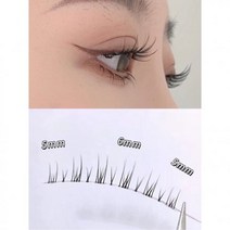 l2023신상l 5켤레 뾰족한 끝 캣아이 인조 속눈썹 211162