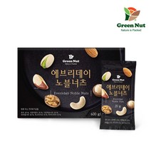 [추석 명절 선물세트] 그린너트 에브리데이 노블너츠 20g 30봉 하루 견과류 선물 세트 한줌 견과, 1세트