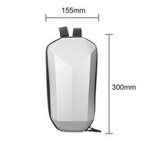 스쿠터 자전거 2L4L 전기 보관 가방 하드 쉘 앞 폭 방수 접이식 헤드 핸들 캐리 백 액세서리, 없음