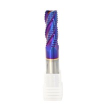 솔리드 카바이드 황삭 엔드 밀 3 4 플루트 3 20mm cnc 밀링 커터 비트 아크릴 목재 금속 황삭 가공용 라우터 비트, 11x30x12x75, HRC65 4 Flute