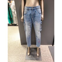 제시뉴욕 신구로점 페인팅 카고 데님 팬츠 ACW5NSDP5530