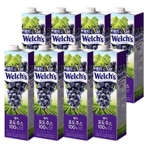 웰치스 웰치 포도 주스 1L x 8팩