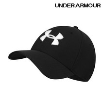언더아머 블리칭 3.0 볼캡 블랙 모자 1305036-001, 1305036-001:XL-XXL