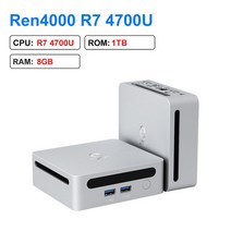 2023GenMachine게임용미니PC Ren40004700U AMDRyzen7CPU2.0GHz 최대Windows10/11DDR4WiFi6신, 048GB1TB_02AU