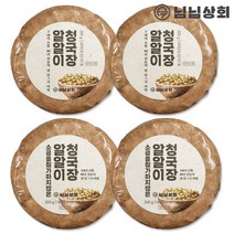 알알이 청국장 200g x 4개 (저염무염 선택가능) 국산콩/메주/찌개요리, 저염4개