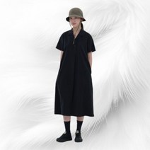 스노우피크 SNOWPEAK APPAREL 루트 카라 원피스 Black S24MWROP61 320284
