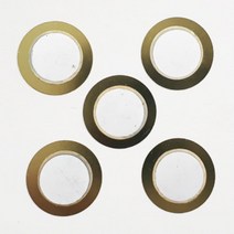 실험용 27mm 무선 압력판 압전소자 부품 100개 과학놀이 중등 원리 학교