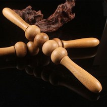 본연 물소뿔 괄사 마사지 지압봉 옥괄사 괄사도구 모음, A06)장미목 롤러, 1개