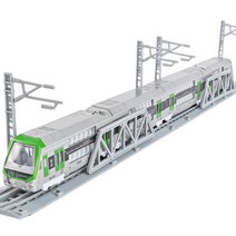 신칸센 기차 열차 고속철도 다이캐스트 피규어 모형, 4구간 2층 신칸센 지하철 레드