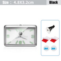 자동차 장식 합금 small stick square clock for mg zs ev gs 350 360 750 es hs ezs mg5 mg3 gt mg6 mg7 zr tf, 은