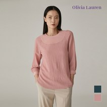 [올리비아로렌] 라운드 쉬폰 블라우스_VOCALXM3351