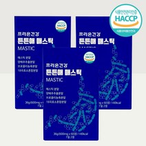 프리온건강 매스틱 정 600mg 180정 3개월분 위에 좋은 영양제 위건강 양배추 브로콜리 위 매스틱 검 속편한 소화, 단품, 단품