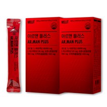 웰릿 아르맨 플러스 6000mg 고함량 아르기닌 남성 여성 활력 피로 회복, 308g, 2개