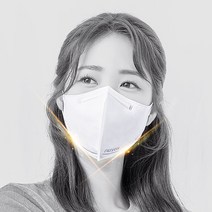필슨 쿨 브이핏 비말차단 마스크 KF-AD (대중소) 20매, 1개입, 20개, 화이트, 소