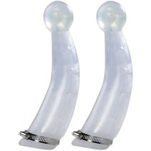 암소 염소 뿔 덮개 보호대 송아지 커버 실리콘 보호, 혼 탑 프로텍터 3 쌍