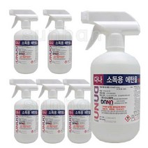 다나(조은) 소독용 에탄올 스프레이 500ml/소독용/에탄올/스프레이, 6개
