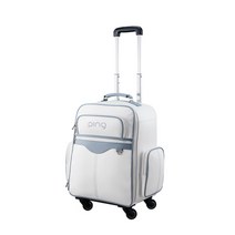 핑 22 SC Q1 바퀴형 여성 골프 보스턴백, 화이트