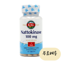 칼 나토키나제 100mg 30개입 [미국 직배송], 1개, 30개