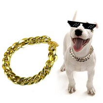 강아지 금목걸이 불독 금체인 목걸이 줄 힙합 인싸템 플렉스, 플렉스 골드