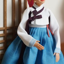 인형 한복 삼회장 저고리 1벌세트 마론인형 완제품, 연지.미미.사리엘