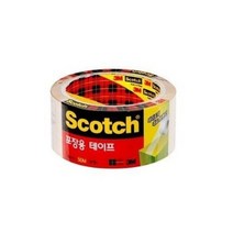 3M 포장용 리필 3650 투명 테이프, 3개입