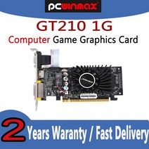 PCWINMAX GT 210-1GB DDR3 64Bit Origina 게임용 그래픽 카드 NVDIA GeForce 용 로우 프로파일, 한개옵션0