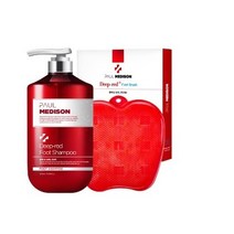 폴메디슨 딥레드 풋샴푸 파우더리향 510ml + 풋브러쉬 세트, 4세트