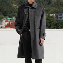 비켄드스튜디오 남성용 프리미엄 오버핏 발마칸 코트 [1095]