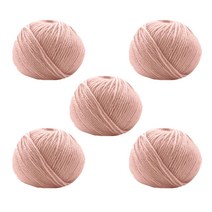 이태리 라나가또 프레스티지 100% 캐시미어 고급 뜨개실(5볼 묶음), 14393.인디핑크, 1개